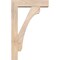 Ekena Millwork Legacy Block Smooth Bracket w/ Offset Brace, Douglas Fir, 5 1/2"W x 20"D x 32"H BKT0604X20X32LEC05SDF - alternate 2